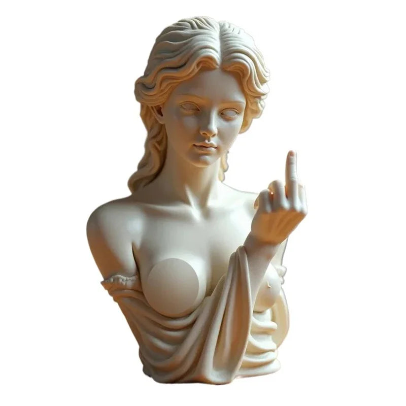 Venus With Attitude Statue Of Vienna Goddess 3d Resin Craft Ornaments  Mini Figurine Plaster Statue  Bust Portraits Home Decor