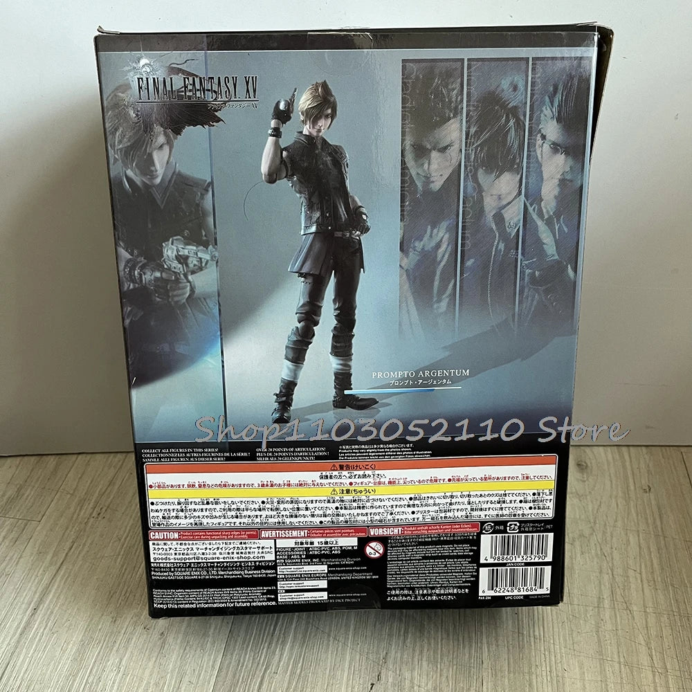 PLAY ARTS Figure Prompto Argentum Action Figure Anime Model Toy Joint Movable Decoration Collection Doll Christmas Gift