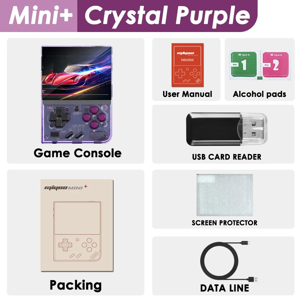 MIYOO Mini Plus Portable Retro Handheld Game Console V2 Mini+ IPS Screen