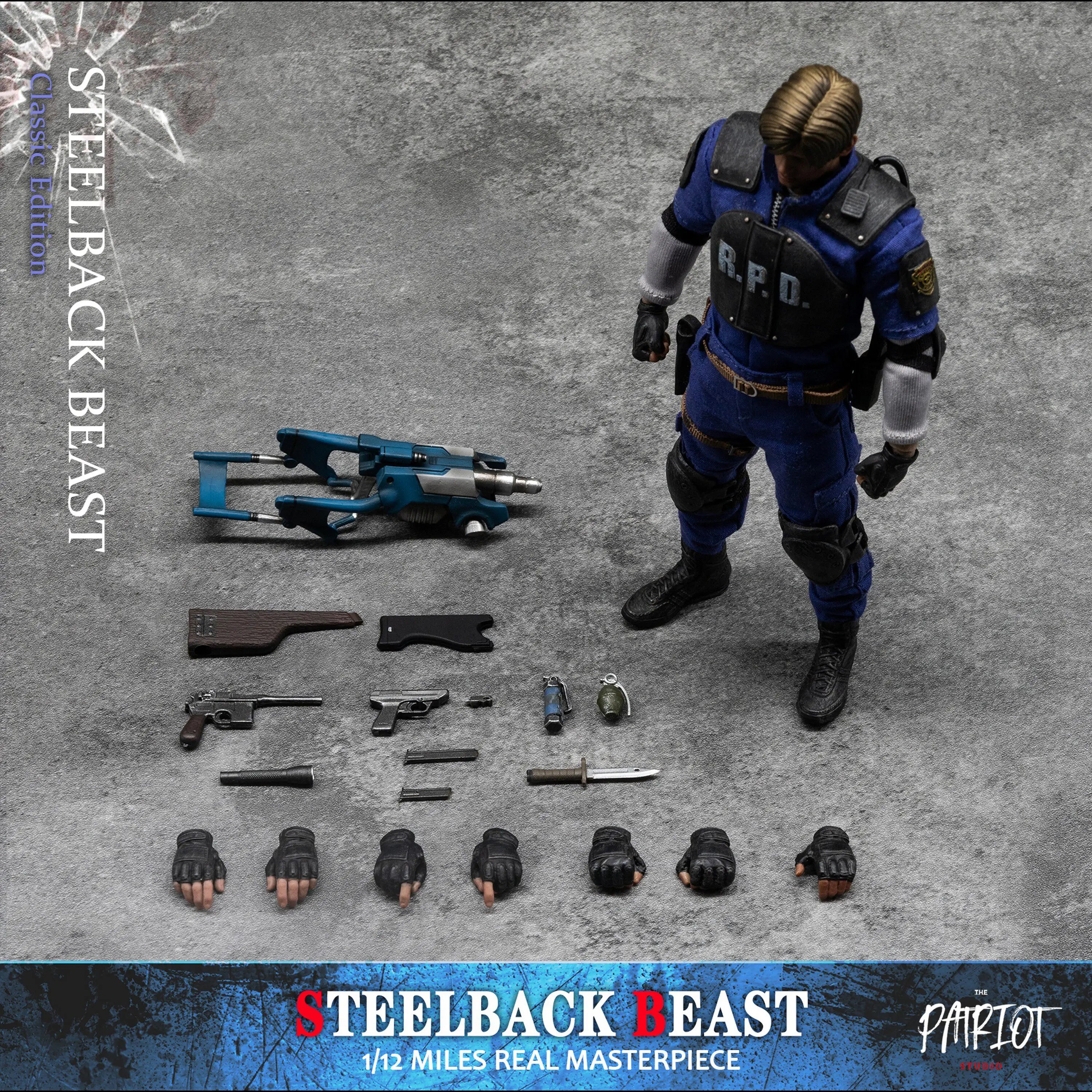In Stock Patriot Studio 1/12 Scale Bristleback Anime Action Figure Model Doll Toys Hobby Collectible