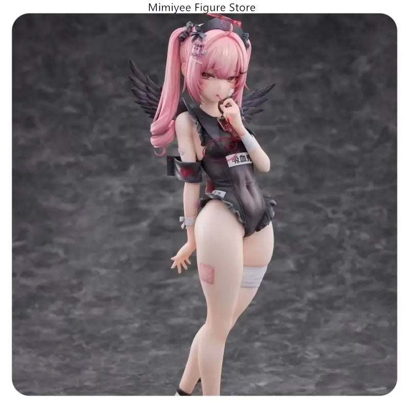 26cm Trainee Nurse Tsukiyomi Ai Luna Black/White Standing Pose Anime Pvc Figure Statue Desktop Decoration Gift