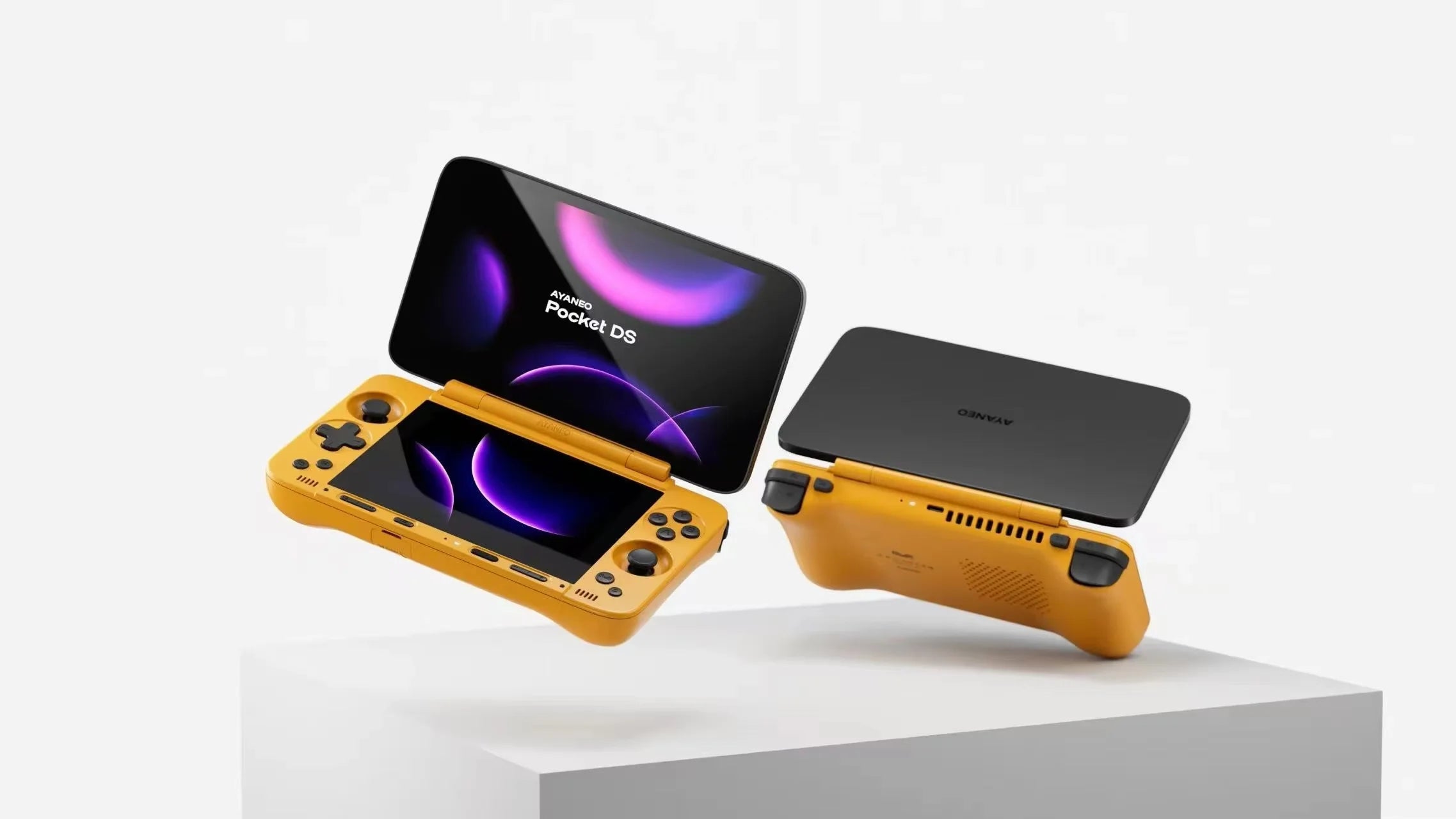 in stock AYANEO POCKET DS Flip up Dual Screen Android Palm Phone 7-inch OLED 165HZ High refresh Screen G3X