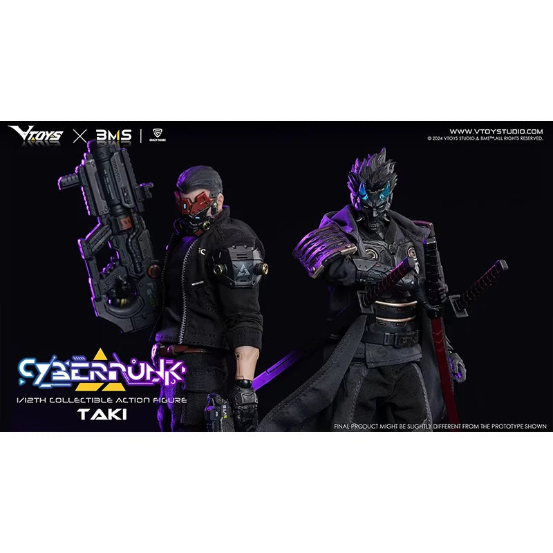 VTOYS 1/12 Cyberpunk Samurai Taki Action Figure