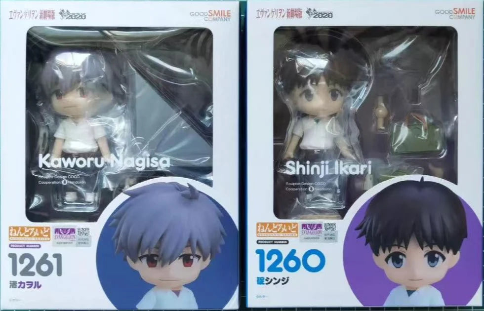 In Stock Original GSC Nendoroid #1260/1261 Neon Genesis Evangelion New Theatrical Version Shinji Lkari/Kaworu Nagisa Model