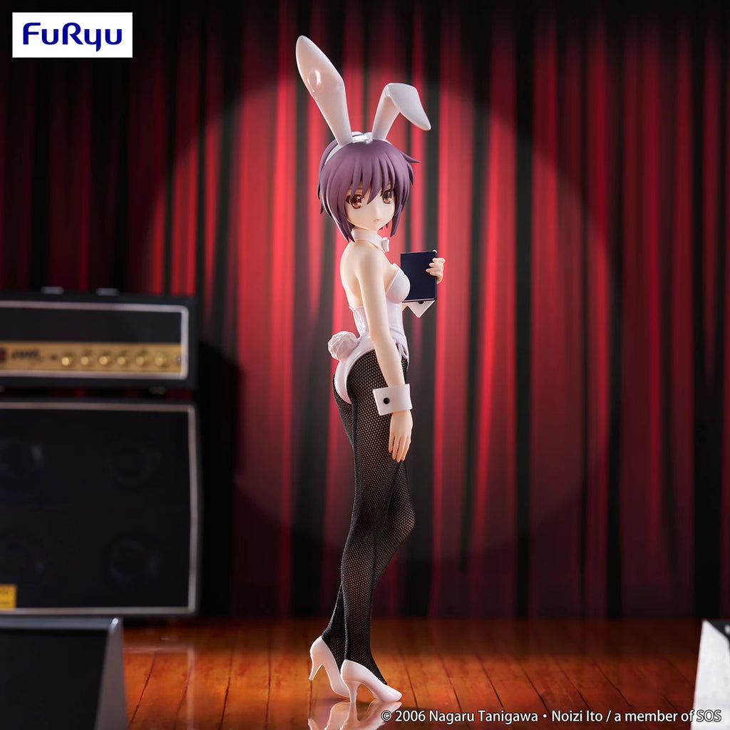 Original Bicute Bunny The Melancholy Of Suzumiya Haruhi Asahina Mikuru Nagato Yuki Bunny Girls Action Figure 27cm Pvc Model Toys