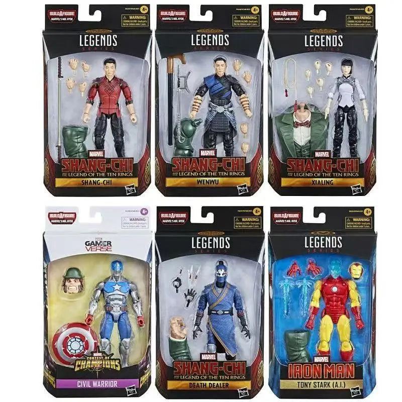 Hasbro Marvel Legends Shang-Chi and The Legend of The Ten Rings Wenwu Xia Ling Hyde 6-person Set F0168