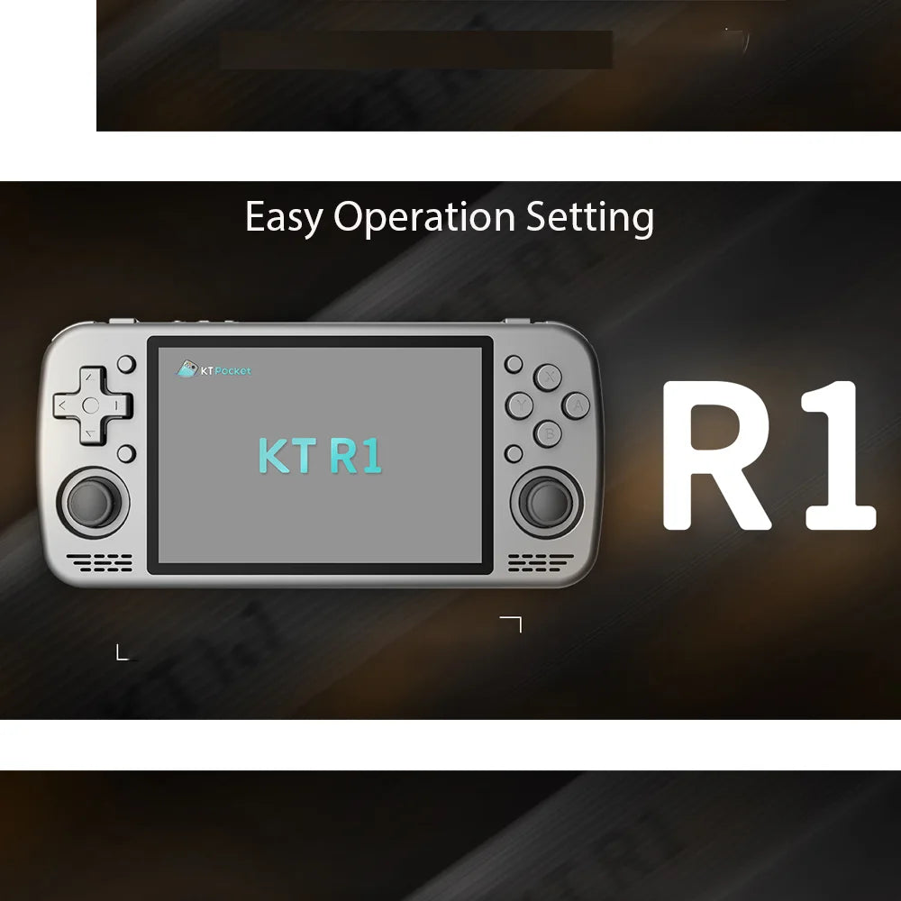 KT Pocket R1 4.5Inch Touch Screen Handheld Game Player G99 6G LPDDR4 128G 7000mAh Wifi KTR1 PS2 Retro Video Game Console