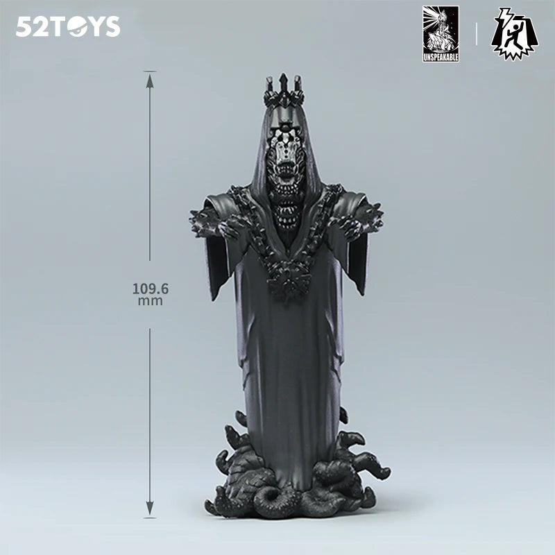 52TOYS Action Figure Legacy of Lovecraft, Monochrome Version, Collectible Desktop Decoration, Creative Gift for Birthday Party