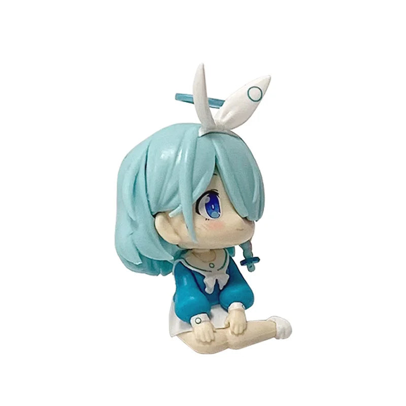 Christmas 7.5cm Blue Archive Game ambitus Plana/Arona Q version Model Action Figures PVC cute exquisite Collection Birthday gift