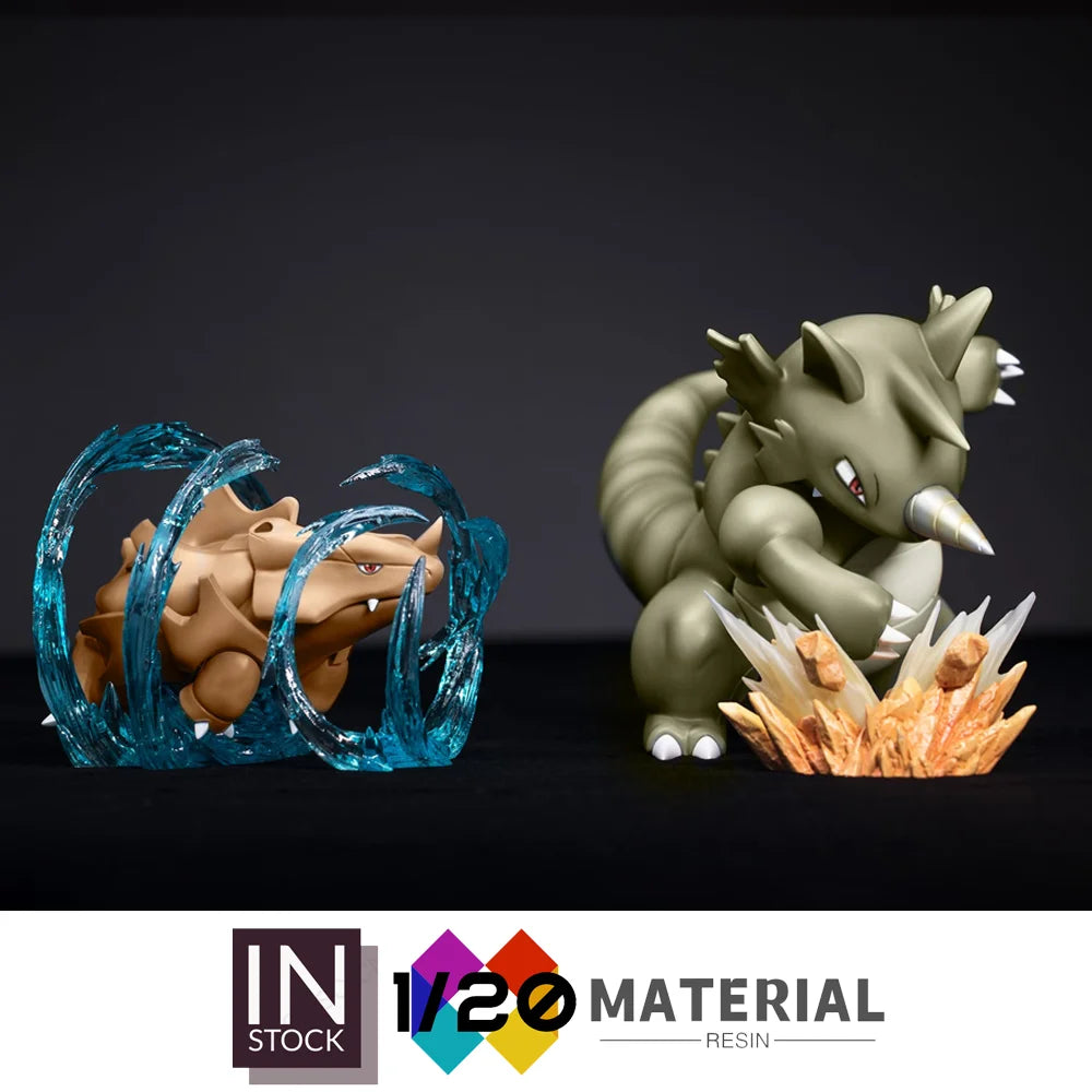 [IN STOCK] 1/20 Resin Scale World [UNOVA] - Rhyhorn & Rhydon & Rhyperior