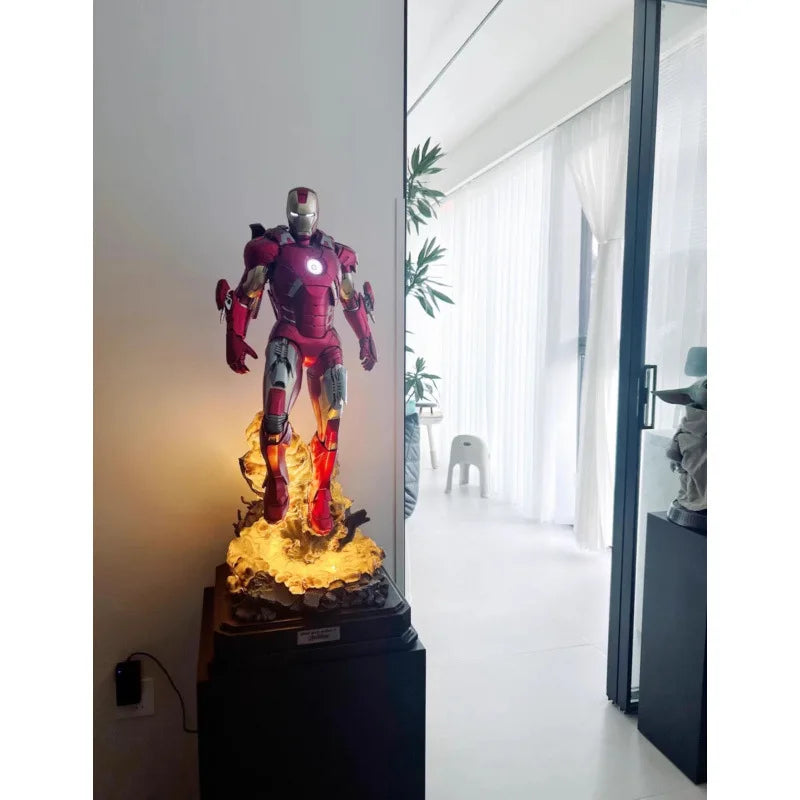 Marvel 1/3 Scale Iron Man MK7 Statue 89CM  High Quality GK Resin Full Body Model  Large Collectible Figure