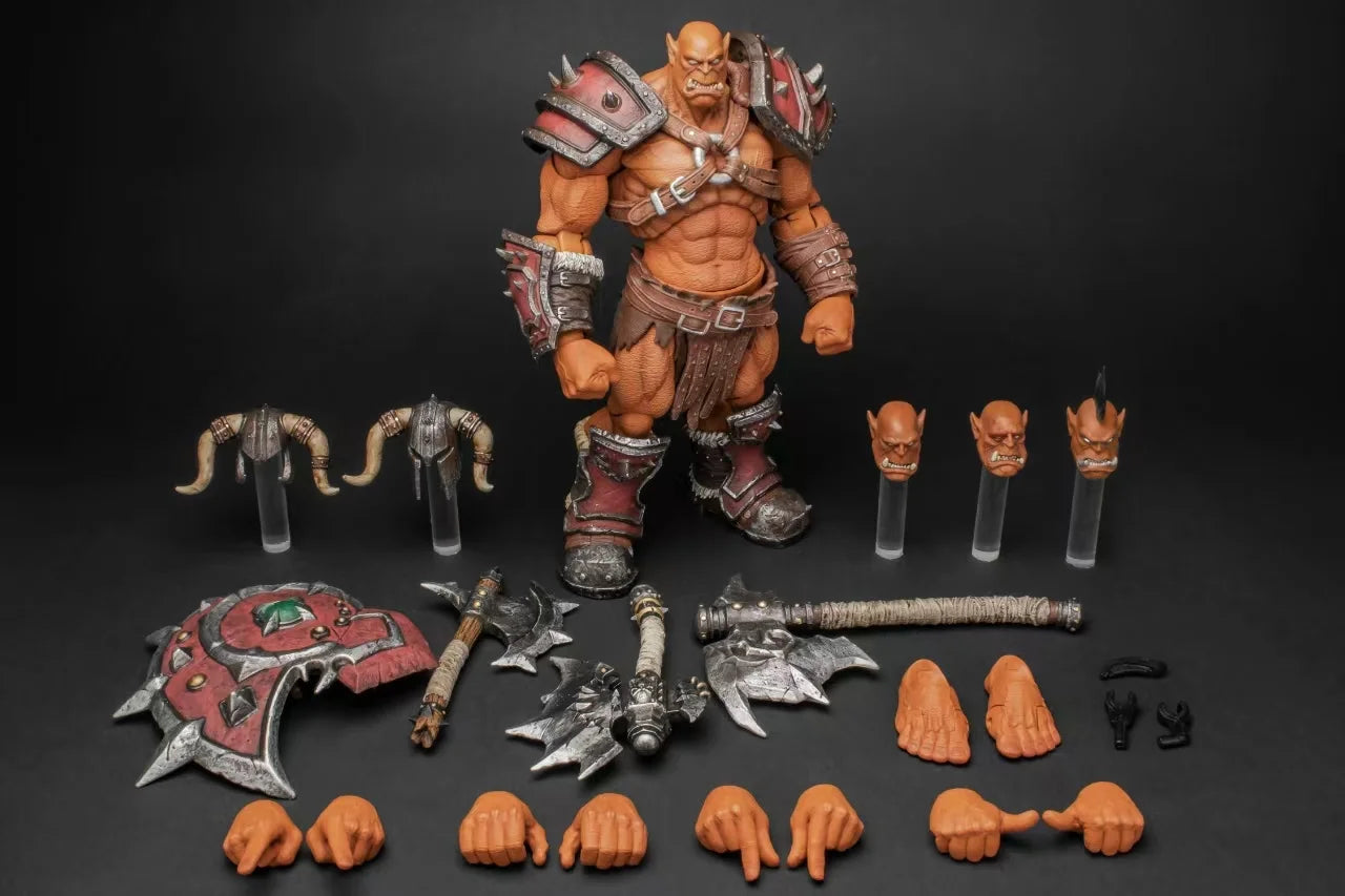 Фигурка на Metytoyz Limited Adventurer World Orc Ork Captain Kagas Bounty Hunter Bloody Hands Morlock Soldier, специално издание