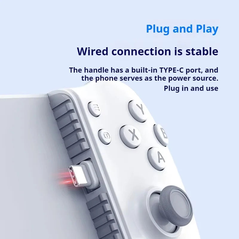 MEMO S3 Mobile Game Controller Heatsink Ergonomic 1000Hz Return Rate Hall Linear Trigger Dualmode Endurance Kaihua Micro Motion