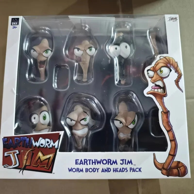 Hot Original Earthworm Jim 2.0 Pdna 1/12 Psy Crow Bob The Killer Action Figure Worm Body Psy-Crow The Killer Collectible Toy