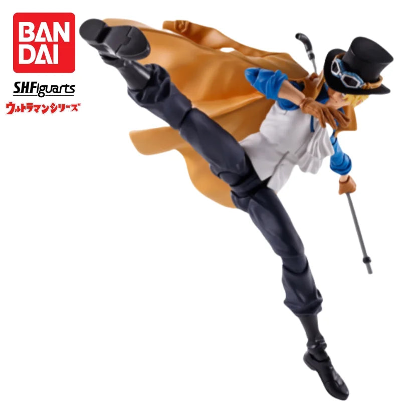 In Stock Bandai Original S H Figuarts One Piece Sabo Action Figure Model Doll Brand New Boxed Anime Characters Toys Model Garage