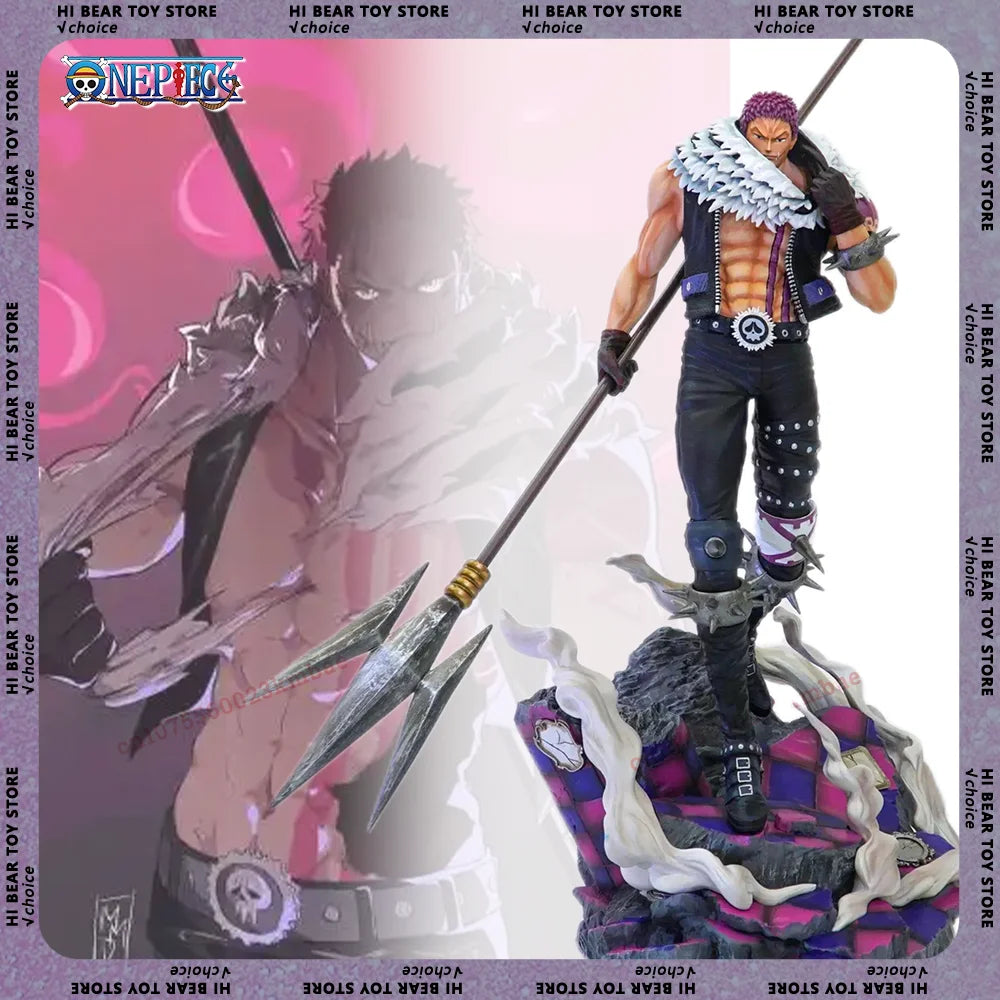 One Piece Аниме Фигурка Шарлот Катакури Крал на художника Шарлот Катакури Статуя Модел Колекция Декорация Играчка Подарък