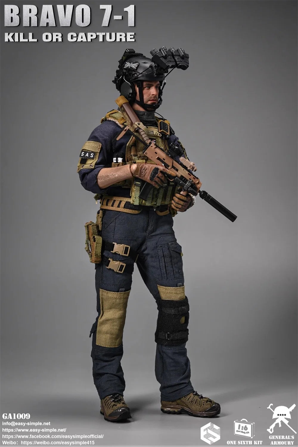 In Stock For Sale 1/6th GA1009 SAS Tough Guy Call Man The Duty Full Set Moveable Action Figure Soap 12" For Fans Collectable