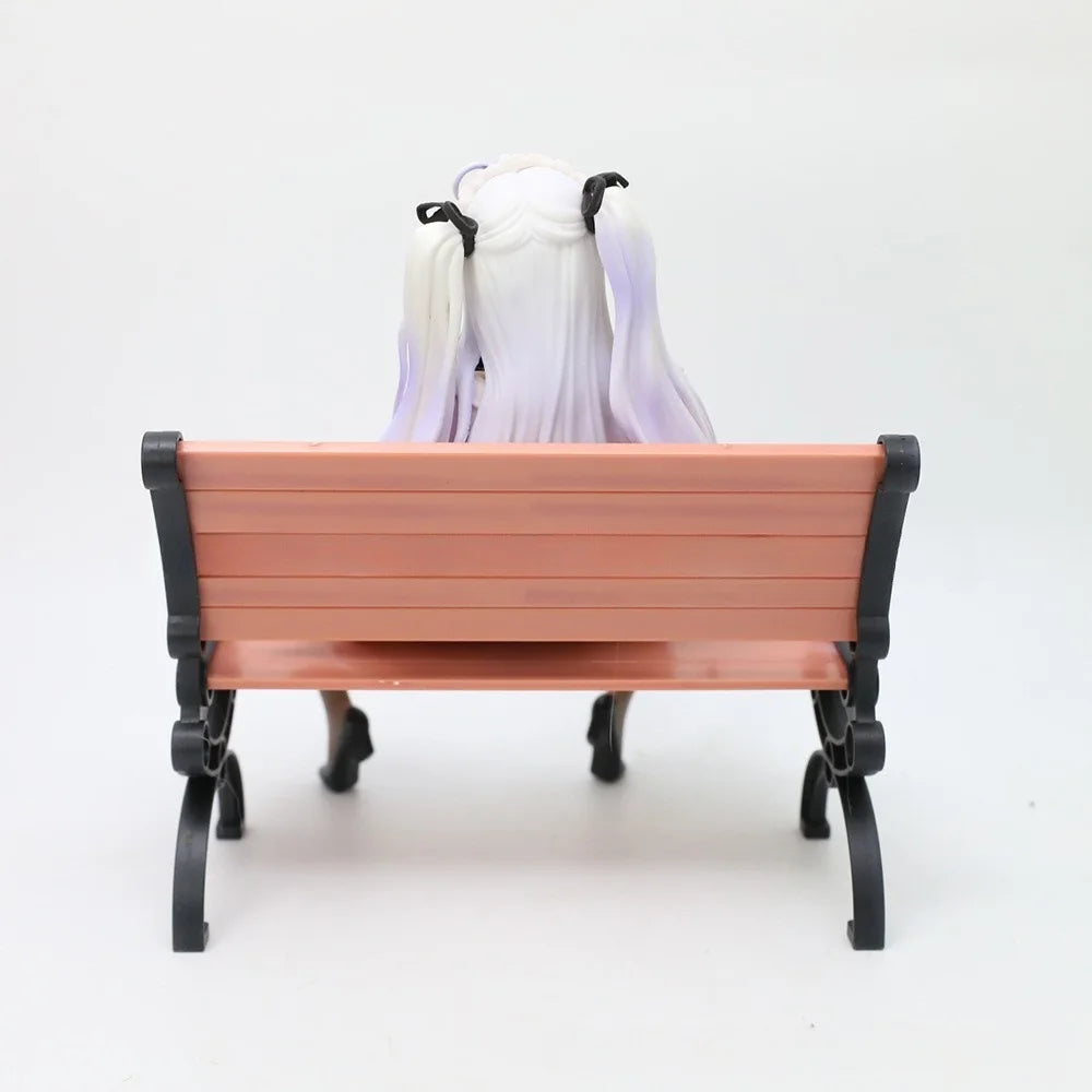 17 см Counter Current Tea Party Tokisaki Mio Красиво момиче Аниме Ръчно изработени екшън фигурки настолен калъф декорация орнамент подарък