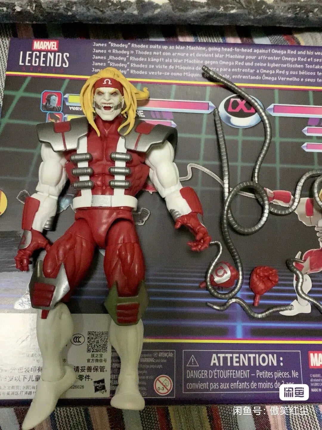 Marvel Legends War Machine Vs Omega Red Action Figures Movability Joints Toy Marvel Gamerverse 1/12 Action Figure Collect toy