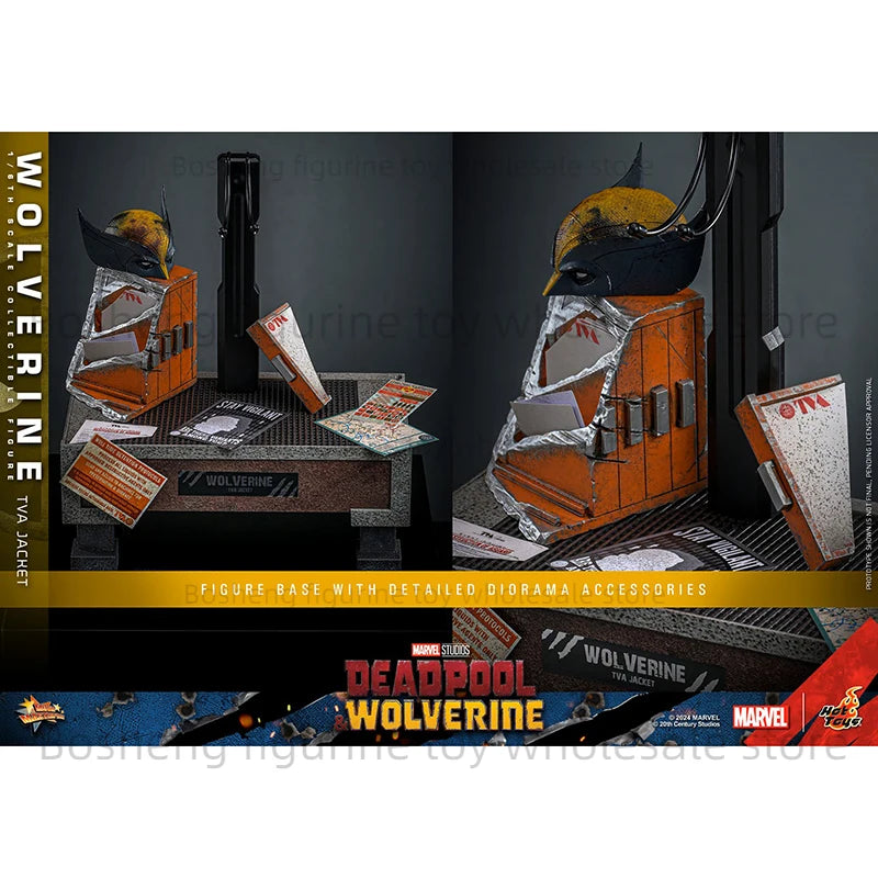 Original Hot Toys HT 1/6 MMS756 Deadpool Wolverine Wolverine TVA Jacket Version In Stock Anime Action Collection Figures Model