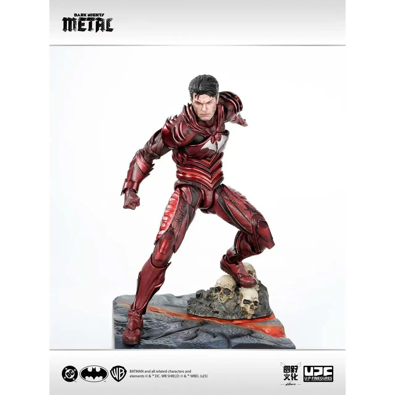 In Stock U·P·FINEGURES DC Dark Night: Metal Red Death Finished Model