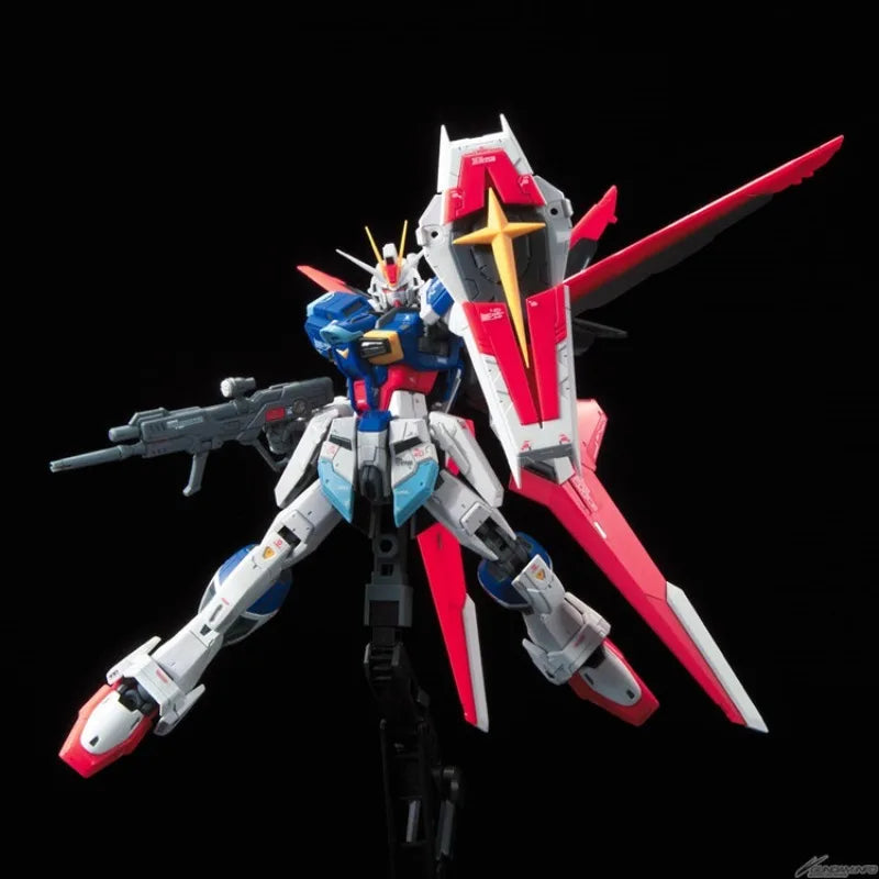 Bandai Original GUNDAM RG 1/144 Anime FORCE IMPULSE GUNDAM Action Figure Assembly Model Toys Collectible Gifts for Children