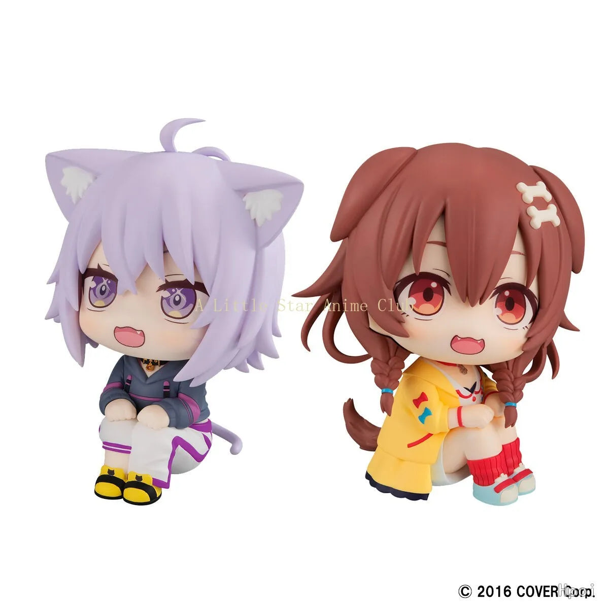 In Stock Original MegaHouse Look Up Hololive Inugami Korone/Nekomata Okayu Animation Figures Model Collection Ornaments Toys