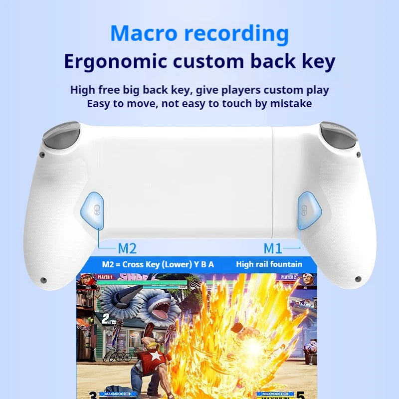 Memo S3 Wireless Bluetooth Controller Pc Xbox Ps5 Switch Android Ios Streaming Gaming Ergonomic Rechargeable Gamepad Plug Play