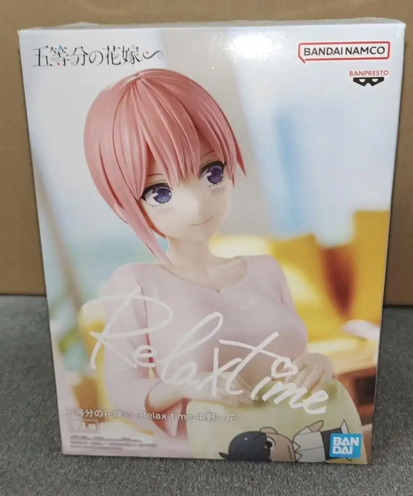 In Stock Bandai The Quintessential Quintuplets Relax time- Nakano May Yotsuba Miku Nino Ichika Anime Figure Model Toy Gift