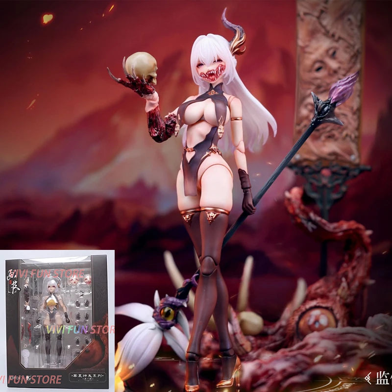 In Stock Originate Eiifox & BearPanda HuaPi Painted Skin Movability Model Toys 1/12 Beautiful Girl CHINESF MYTHOLOCLCAL SERIES