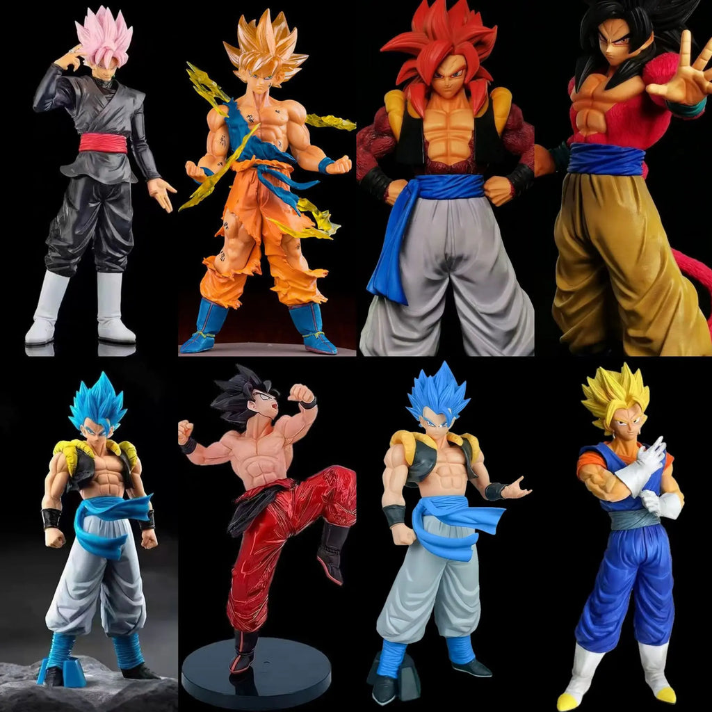 Seven Dragon Ball Goku action figure model Super Saiyan Gokibebiget battle-damaged comic anime figurine peripheral accessory