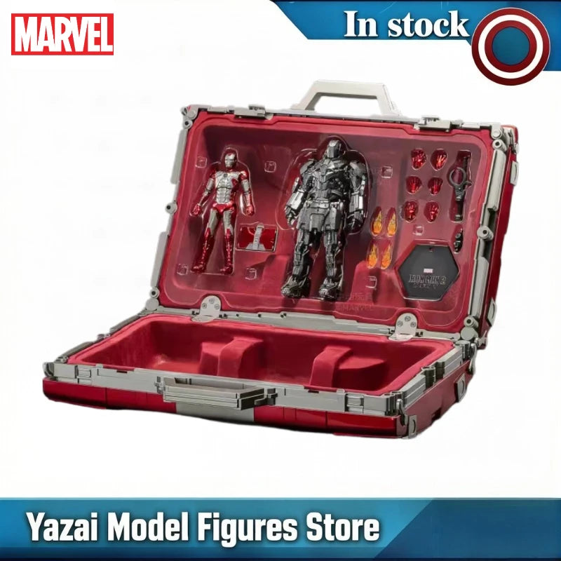 Original ZD TOYS Marvel Legends Series IRON MAN MK5 SUIT CASE SET Action Figure Model Toys Gift