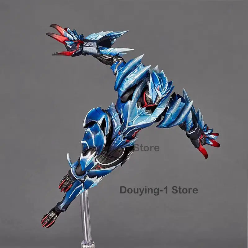 In Stock KAIYODO Monster Hunter Lunagaron Armor Set REVOLTECH Anime Action Figures Model Toy Collectible Model Gift