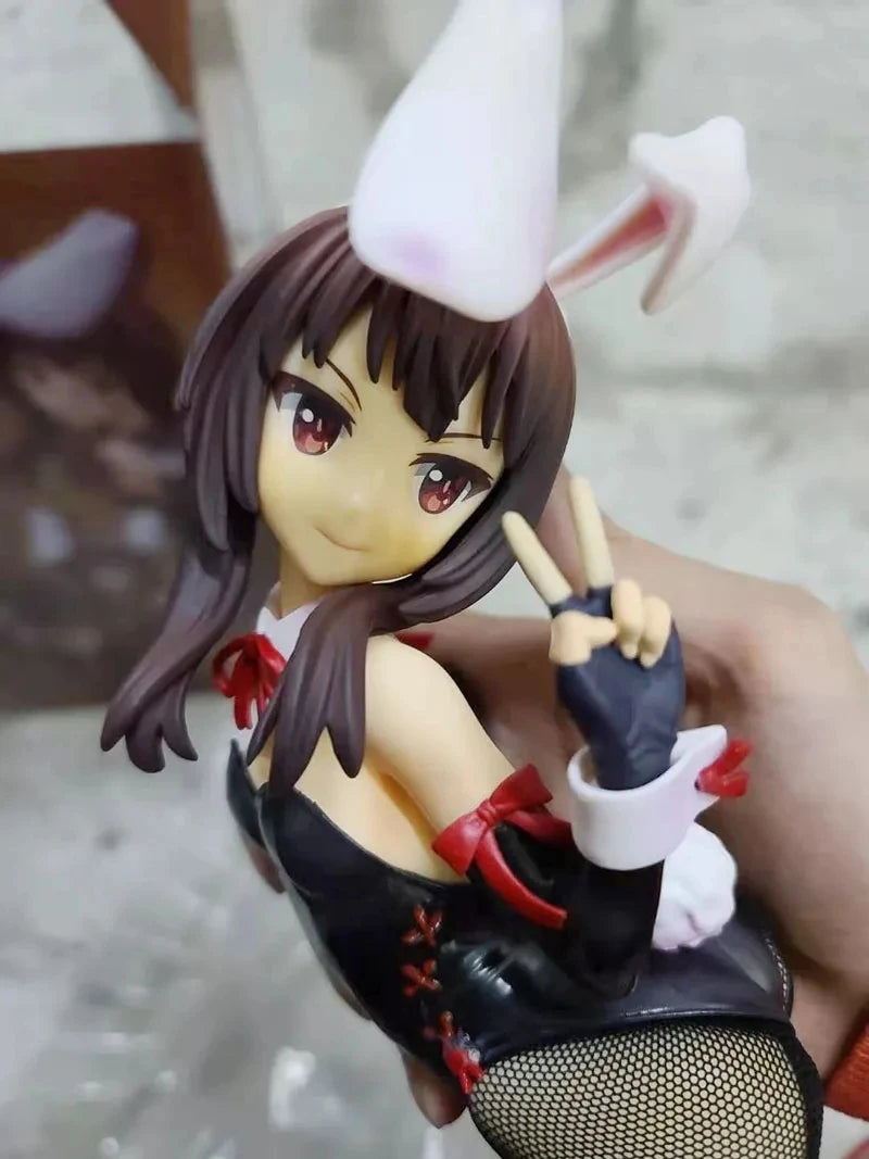 B-STYLE – KonoSuba 2: Megumin Bunny Ver. 1/4 Komplette Figur Anime PVC Actionfigur Spielzeugspiel Sammlermodell Puppe