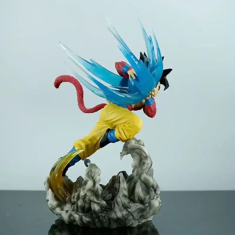 Anime Super Saiyan Broly Figure GK Dragon Ball Figurine 41cm BUG Broli Action Figure Lighted Model PVC Collection Desktop Toys