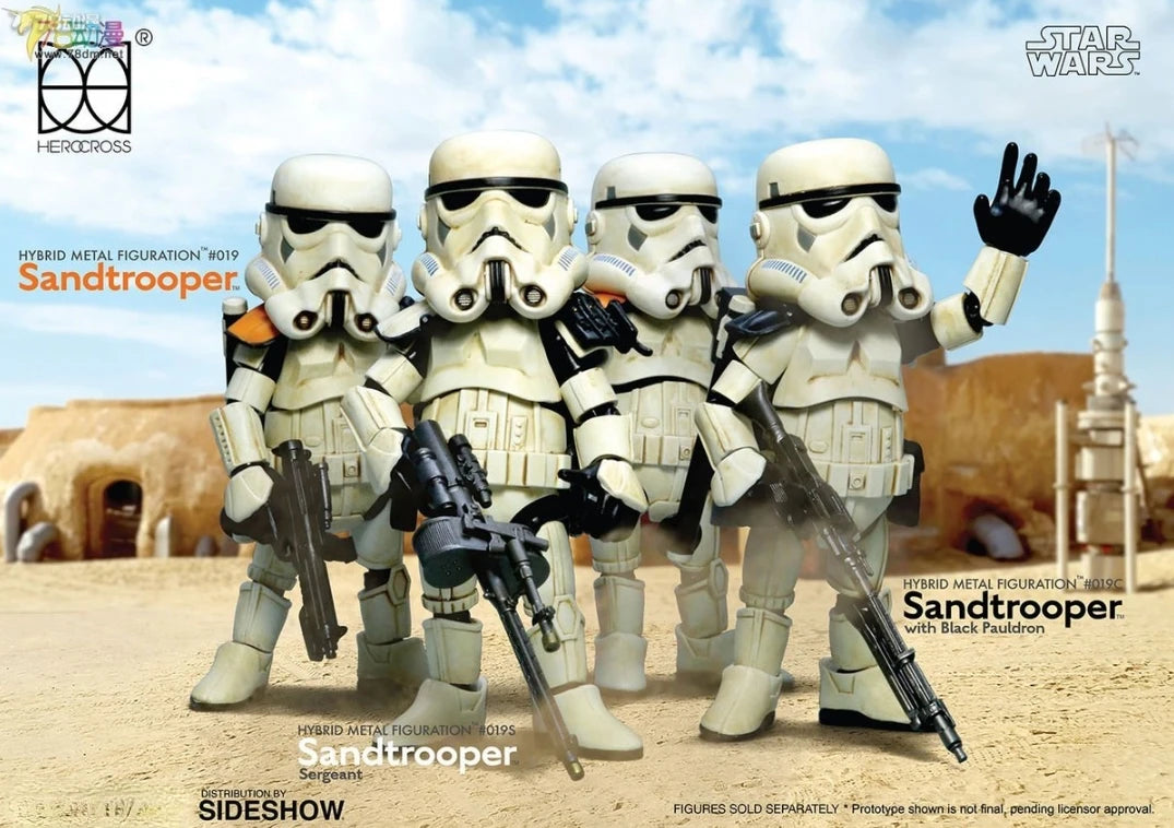 Herocross Star Wars clone trooper Sandtrooper Imperial Stormtroope 5.5-inch 14CM  Action Figures Toy Gift Collection Hobby
