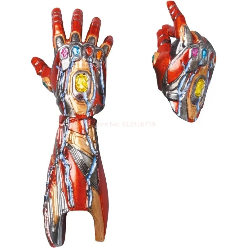 Original Mafex No.195 Iron Man Mk85 Battle Damaged Edition Avengers Endgame Marvel Action Figure Toy Gift Model Collection Hobby