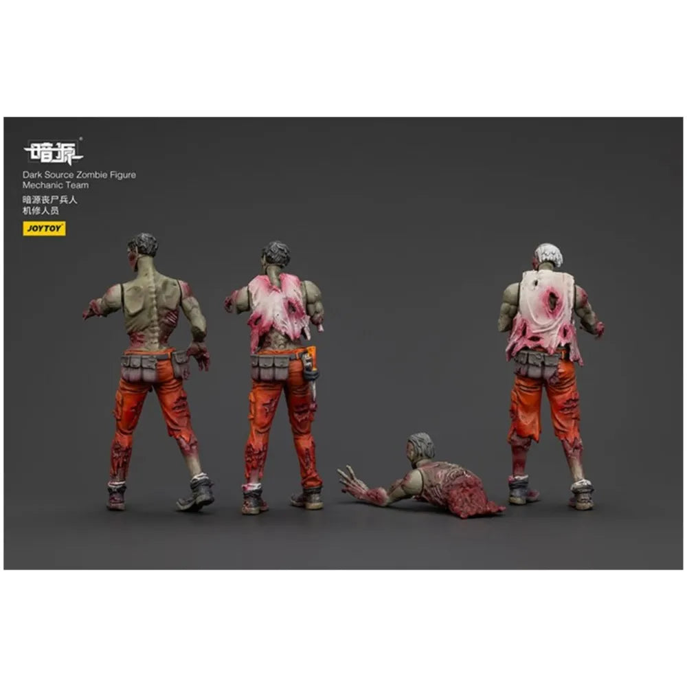 JOYTOY Dark Source Zombie Figure Dark Source Mechanic Team Action Figures Doll Decoration Gift Collection Original Model