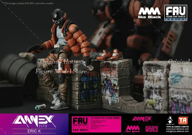 Acid Rain War FAV-BS01-3 1/18 Scale Male Soldier Limited Edition Eric K Schipperke MK4A Full Set 3.75-inch Action Figure Toys