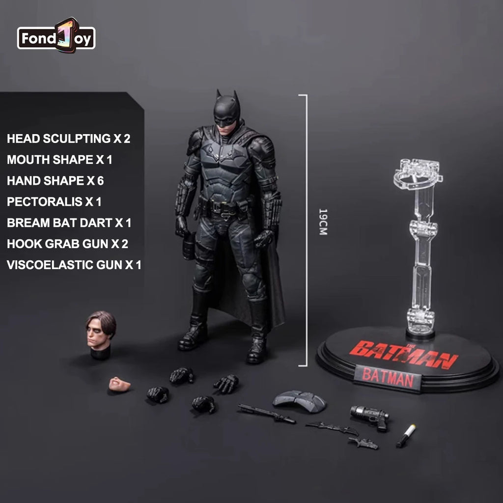 FondJoy The Batman Action Figure 1/9 Justice League Batman Anime Figurine Collection Model Statue Toys