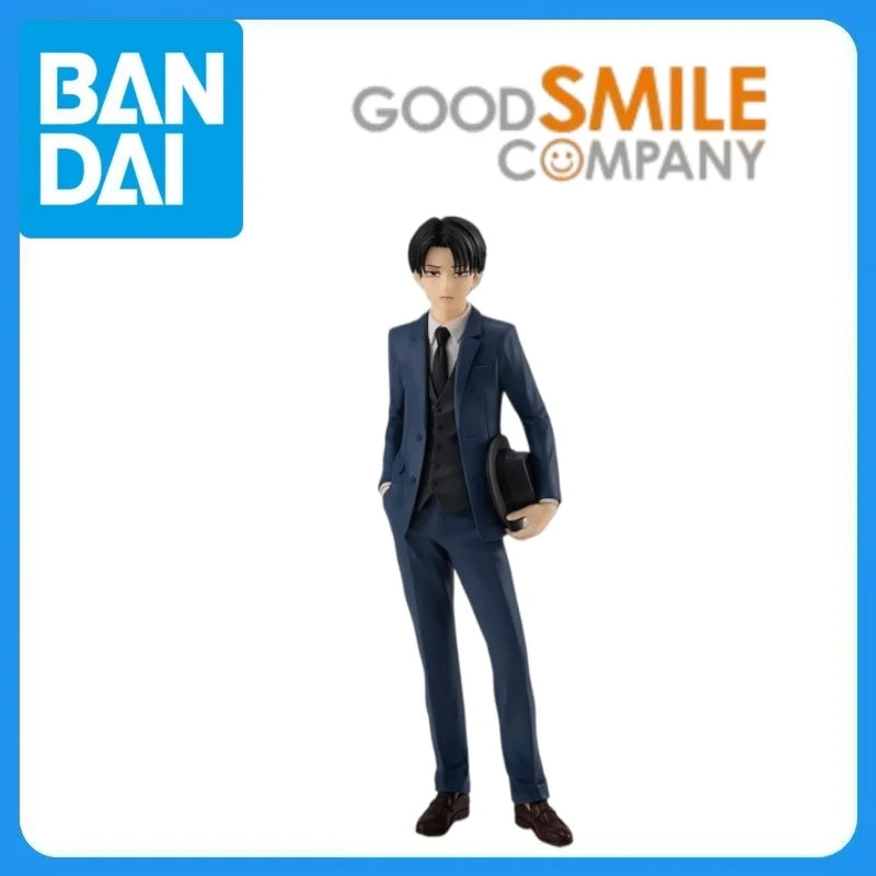 In Stock Genuine Good Smile Company Shingeki No Kyojin The Final Season Levi Pop Up Parade Suit Ver Anime Figure Garage Kit