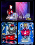 Marvel Hero Iron Man Charging Center Chest Armor Robot Charger Action Figure Desktop Decoration Gift
