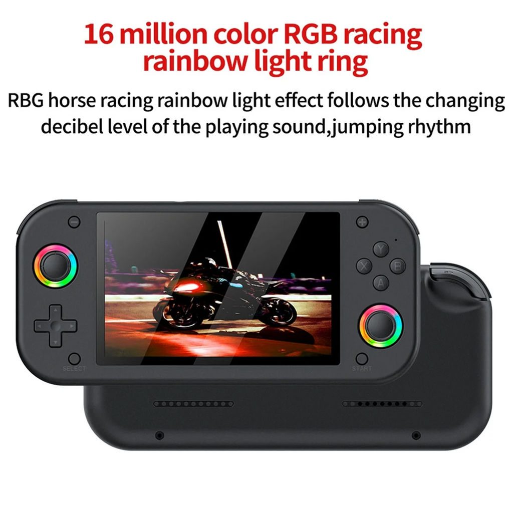 2025+M26 Pocket Retro Handheld Video Game Console 64GB 20000+ Games 5.1 Inch IPS Screen 3D Joystick Support 30+ Simulators