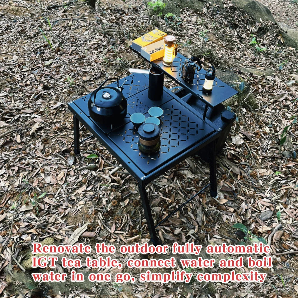 Camping IGT Table Board with Storage Bag Spider Stove Table Plate Portable IGT Table Plate for SOTO Spider Stove Accessories