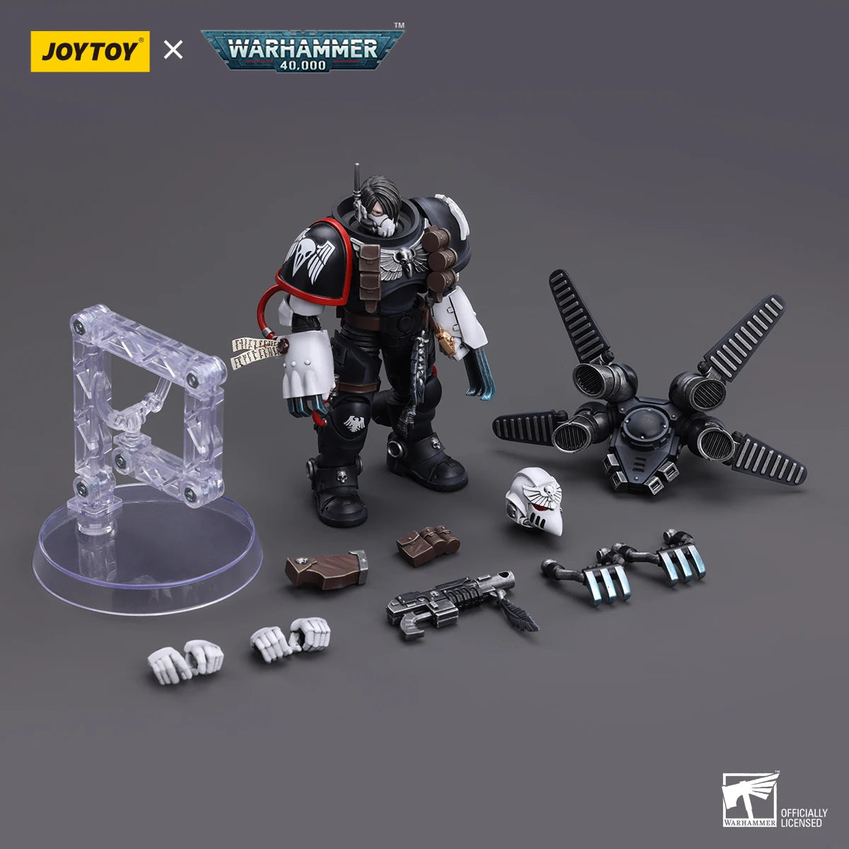 【Pre-sale】JOYTOY Warhammer 40K 1/18 Action Figure Raven Guard Chapter Master Kayvaan Shrike Model Toys Gifts Collection Ornament