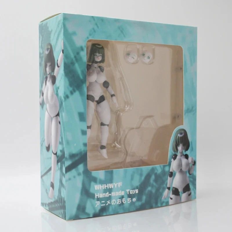 13cm Polynian Fll Janna Anime Action Girl Figure Robot Neoanthropinae Polynian Model Toy Decorative Collection For Birthday Gift