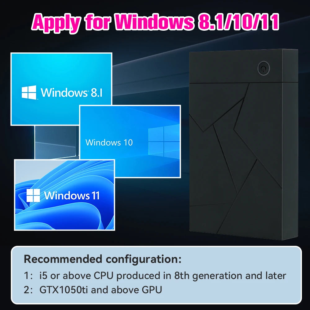 Retro Gaming HDD Retrobat＆Playnite＆Launchbox OS for PS4/PS3/PS2/PS1/SWITCH/N64/DC/WIIU 39 Emulators for Windows with 17000+Games