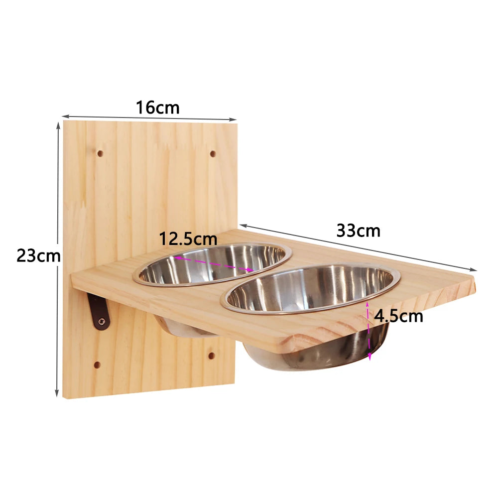 Cat Wall Mounted Furniture Wooden Hammock Climbing Shelf Set Perch Sisal Ladder Scratching Post Beds Perches Stable For Kitty