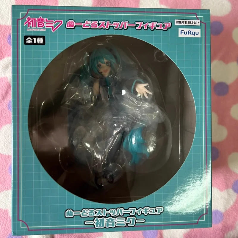 Original Furyu Hatsune Miku Noodle Stopper Anime Figure Nardack Ver Action Figure Toys Pvc Model Collection Doll Gift