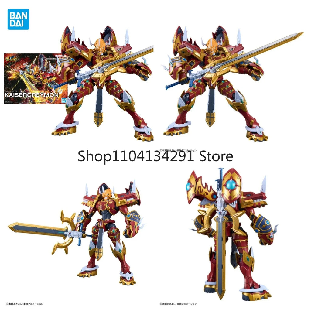 Original Bandai Figure-rise Caesarmon Amplified Digimon 4 Assembly Model Collectible Birthday Gift Children's Toy
